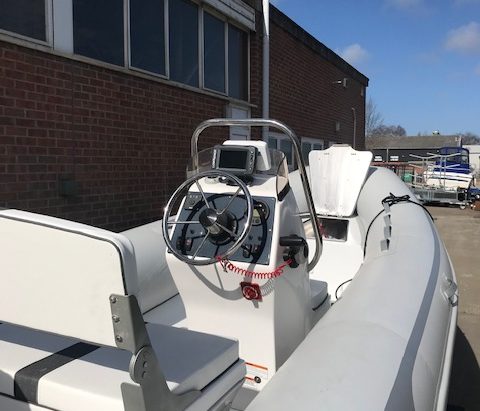AB RIB 4.5m Hypalon with Yamaha 50hp - from Marine Tech
